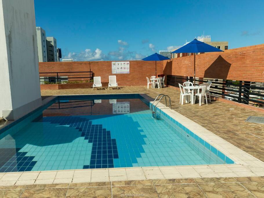 Apto Aconchegante! A 100 Metros Do Mar -Netflix E Wifi Maceio  Luaran gambar